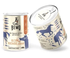 BEMO Šuo, nuo kurio šypsosi – Mono šlapia šunų ėdala – 400g