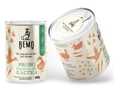 BEMO Siūlome jums Kaczka Mono - šlapias šunų maistas - 400g