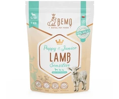 BEMO Sensitive Junior ėriena Small/Medium Mono - sausa šunų dieta - 1kg