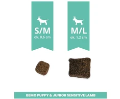 BEMO Sensitive Junior ėriena Medium/Large Mono - sausa šunų dieta - 10 kg