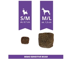 BEMO Sensitive Boar Small/Medium Mono - sausa šunų dieta - 1kg