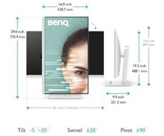BenQ Monitorius 31.5 cala gw3290qt 2k 5ms/ips/hdmi/75hz