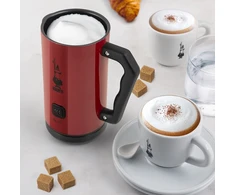 Bialetti milk frother mkf02 rosso elektrinis spieniacz do mleka