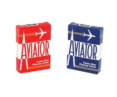 Bicycle Aviator Standard Pokerio Kortos (Mėlynos)