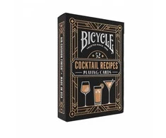 Bicycle Cocktail kortos su 52 kokteilių receptais – pokeriui ir triukams
