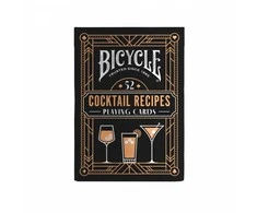 Bicycle Cocktail kortos su 52 kokteilių receptais – pokeriui ir triukams