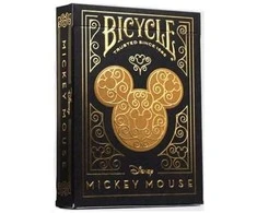 Bicycle Disney Mickey Mouse kortos (juodos ir auksinės)