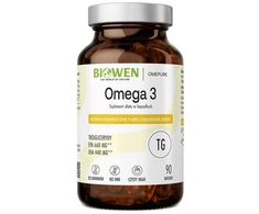 BIOWEN Omega 3 - 660 mg EPA, 440 mg DHA – food supplement for humans – 90 capsules