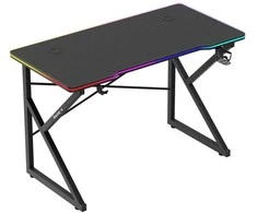 Biurko žaidimams huzaro hero 1.7 rgb juodas