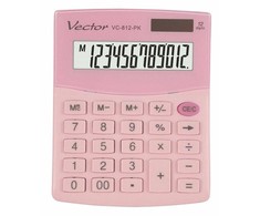 Men's Vector VEKTORINIS SKAIČIUOKLIS BIURO KAV VC-812 PK Rožinis