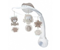 Bkids Muzikinė karuselė 3w1 Infantino smėlio spalvos