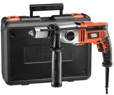 Black &amp; Decker Smūginis grąžtas juodas + decker kr1102k-qs
