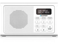Radio przenośne blaupunkt dab dr3wh, balta