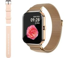 Blow Išmanusis laikrodis x16 su Bluetooth, rožinis