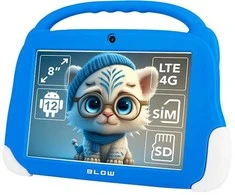 Planšetė Blow tablet kidstab8 4g 4/64gb mėlyna etui