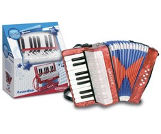 Bontempi akordeonas su 17 klavišų ir medine konstrukcija