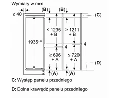 Bosch šaldytuvas-šaldiklis kbn96add0