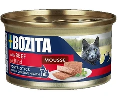 BOZITA Mousse jautiena – šlapias kačių maistas – 85g