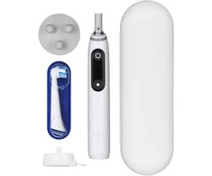 Braun oral-b io6 serijos elektrinis dantų šepetėlis baltas