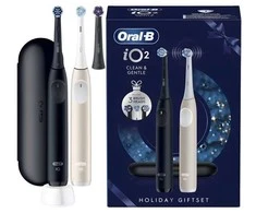 Dantų šepetėlis Braun Rožinė Oral-B iO 2 Duo Night Juodas/Calm Rožinė juoda/rožinė