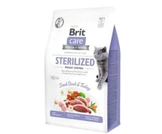Brit care cat begrūdis sterilizuota svorio kontrolė - maistas sterilizuotoms ir antsvorio turinčioms katėms - 7kg
