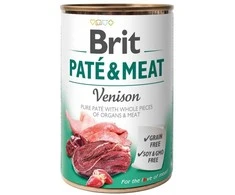 BRIT Paté &amp; Meat su žvėriena - šlapias šunų maistas - skardinė - 400g