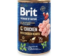 Šunų Maistas - Brit Premium By Nature Vištiena Ir Širdelės 400g