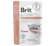 Brit VD Renal Cat Pouch 12x85g