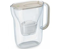 Brita Style Essential filter jug + 2 Maxtra Pro Pure Performance filter cartridges (sand-coloured)