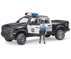 Bruder Auto dodge ram 2500 policja su figurką