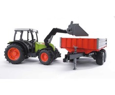 Bruder Claas nectis 267f traktorius su krautuvu