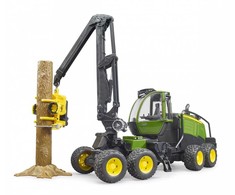 Bruder Harwester john deere 1270g su konarem drzewa