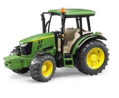 Bruder John deere 5115m vilkikas su savivarte priekaba
