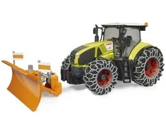 Bruder Ata BRUDER traktor Claas Axion 950+pług d/śniegu 03018