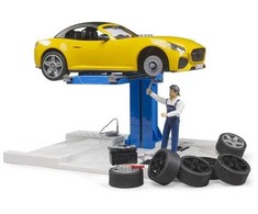 Bruder Ata BRUDER bworld automobilių aptarnavimo centras + bruder Roadster