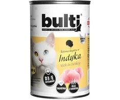 Kačių Maistas - BULTI Rich in kalakutiena Drėgnas Maistas 400g 77% Drėgmės 9.6% Baltymų