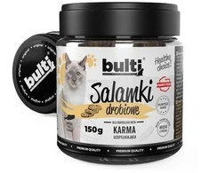 Kačių Priedas - BULTI Vištienos Kieti Mėsos Skanėstai 150g