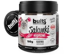 Kačių Priedas - BULTI Kiaulienos Be Grūdų 150g 28.1% Baltymų