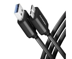AXAGON | Data and charging cable, 1 m | BUMM3-AM10AB | USB Type A to USB Type Micro-B