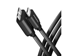 AXAGON | Data and power suply cable, 1 m | BUMM3-CM10AB | USB Type C to USB Type Micro-B