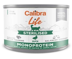 Drėgnas Kačių Maistas - CALIBRA Cat Life Sterilised antiena 200g Be Grūdų Be Gliuteno