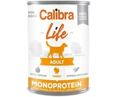Šunų Maistas - CALIBRA Dog Life Suaugusiųjų Kalakutiena su Obuoliais 400g Be Vištienos Be Glitimo