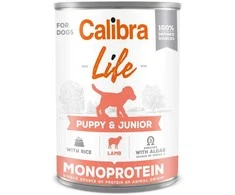 Šunų Maistas - CALIBRA Dog Life Puppy&amp;Junior Aviena ir Ryžiai 400g