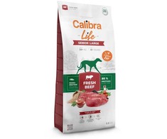 Šunų Maistas - CALIBRA Life Senior Large Fresh jautiena 12kg, 25% Baltymų, 12% Riebalų