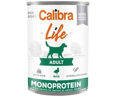 CALIBRA Life Adult antiena su ryžiais - šlapias šunų ėdalas - 400g