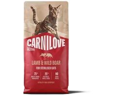 Carni Love Active Cat su ėriena ir šerniena Sterilised - dry cat food - 2kg