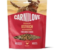 Carni Love Carnilove Dog Crunchy Snack Mėsingi traškūs skanėstai šunims su stručiu ir gervuogėmis 200 g