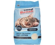 Certech super benek compact natural - sulipantis kačių kraikas 25 l