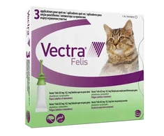 CEVA Vectra Felis - flea drops for cats - 3pcs.