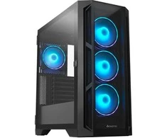 Chieftec Biudžetinis apex ga-01b-tg-op 4xfans argb